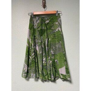 Vintage Jonathan Martin Women's Green Boho Y2k Inspired 90s Skirt Size Small‎